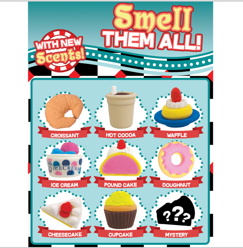 ORB Arcade Sweet Shoppe Erasers