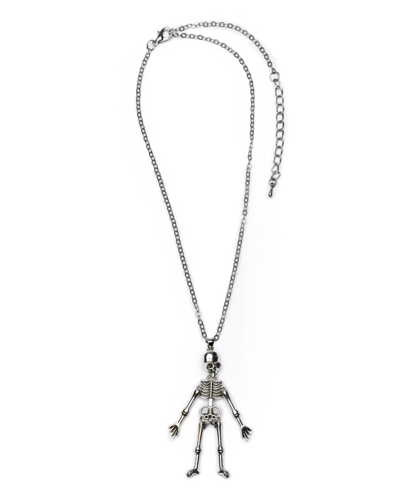 Spooky Scary Skeleton Necklace