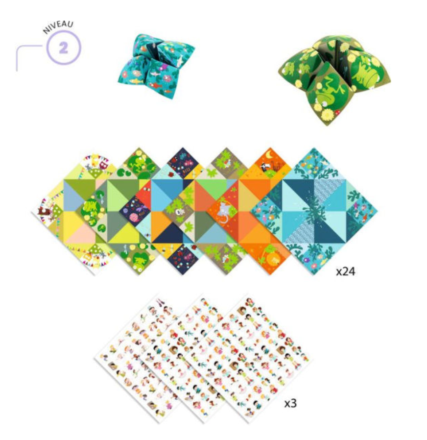 Origami Fortune Tellers Green