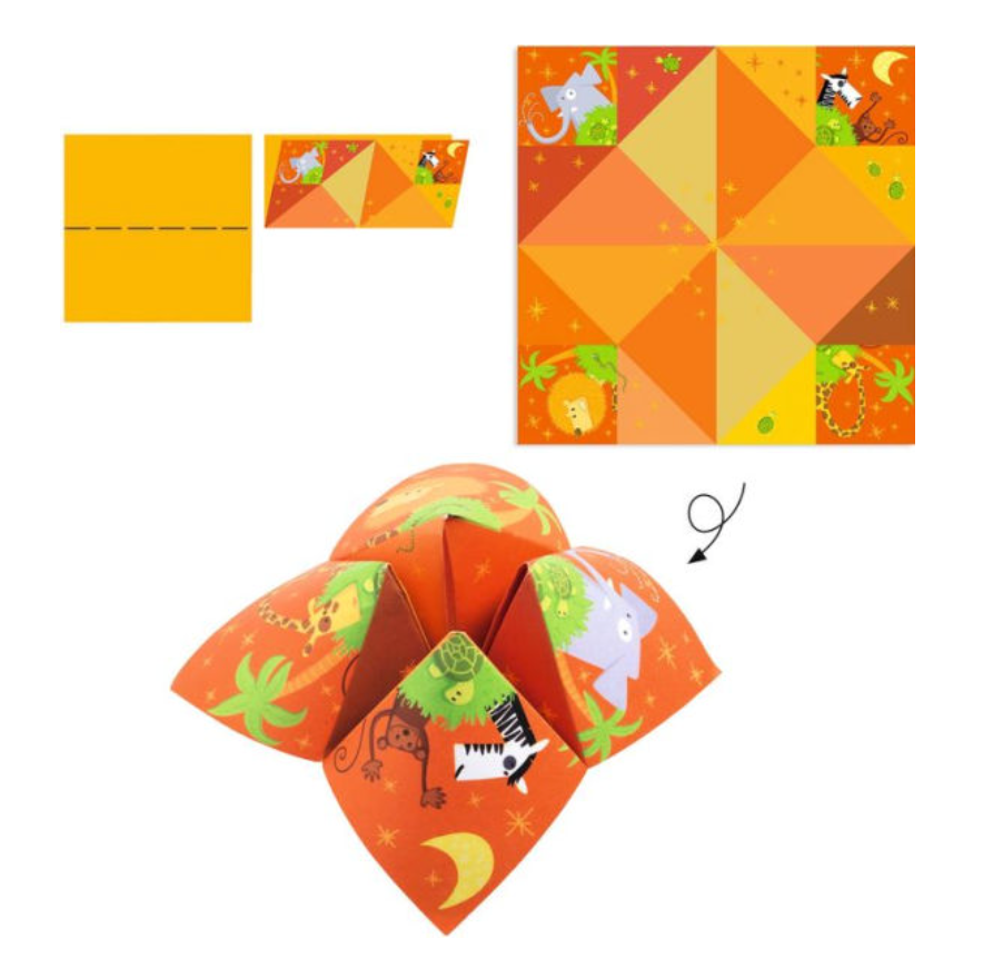 Origami Fortune Tellers Green