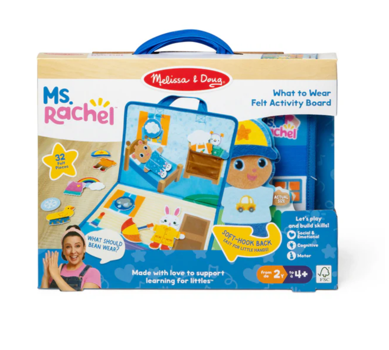 Ms. Rachel What to Wear Felt Activity Board