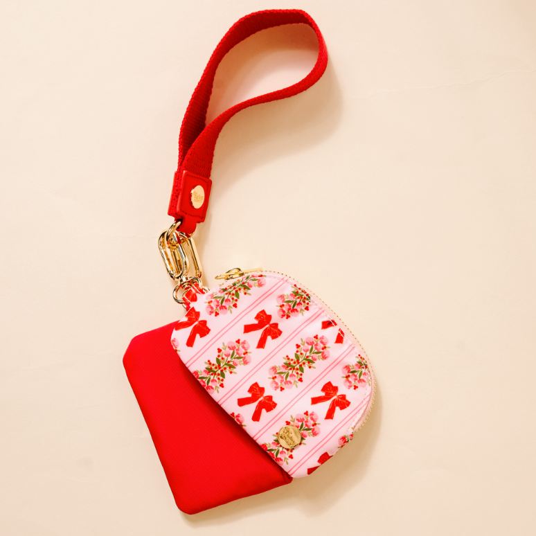 Dynamic Duo Pouch Wristlet - Oh So Merry