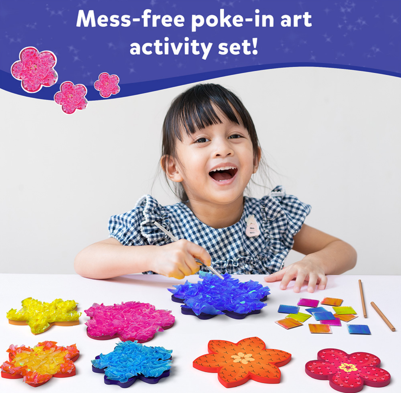 Poke in Art - Flower Bouquet