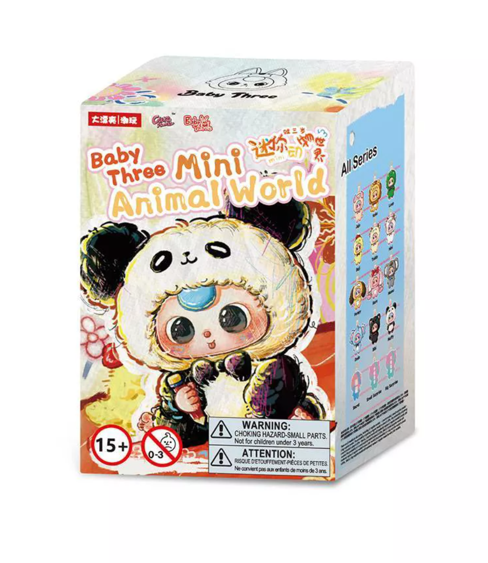 Baby Three - Mini Animal World Plush Blind Box