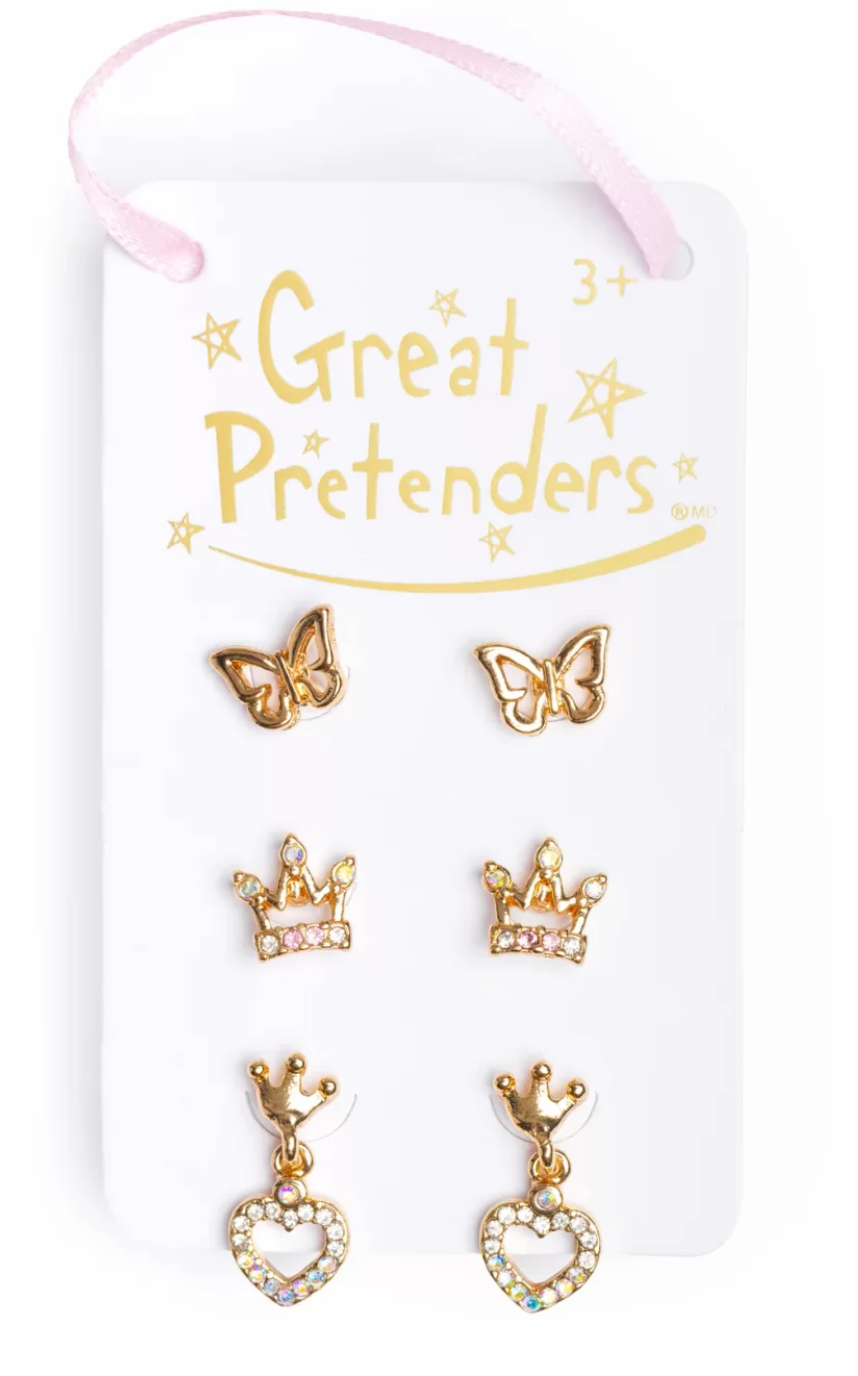 Boutique Royal Crown Studded Earrings