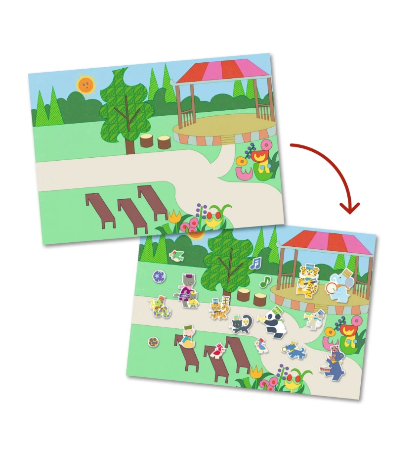 Fanfare Repositionable Stickers