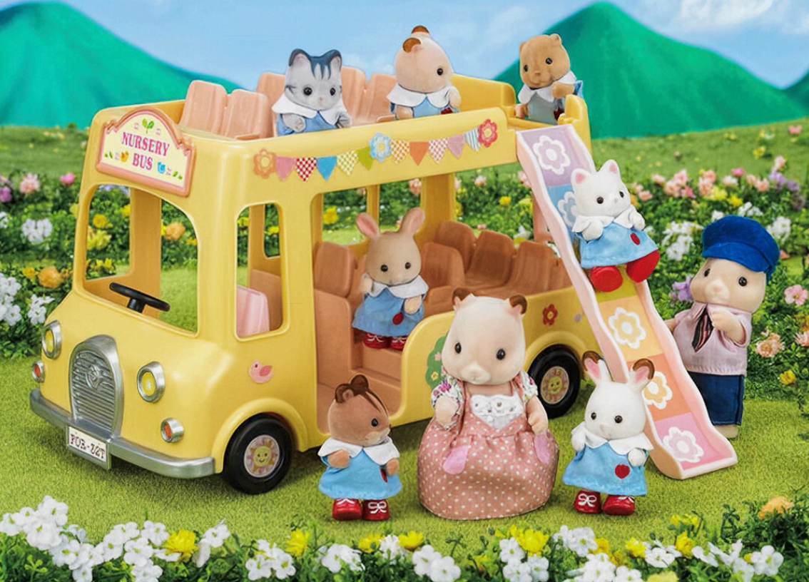 Calico Critters Nursery Double Decker Bus
