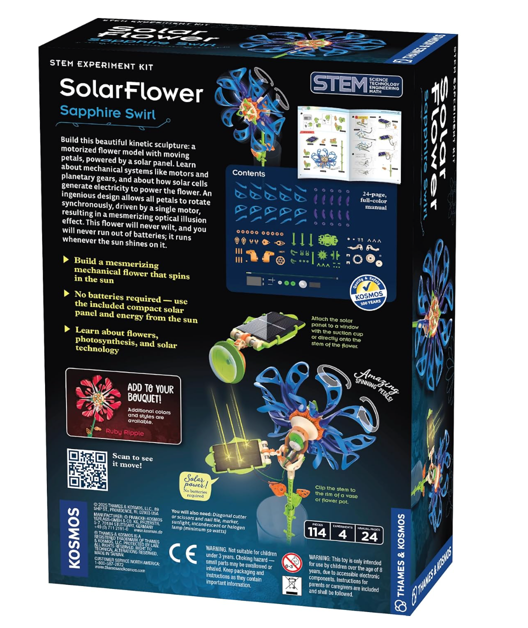 SolarFlower - Sapphire Swirl