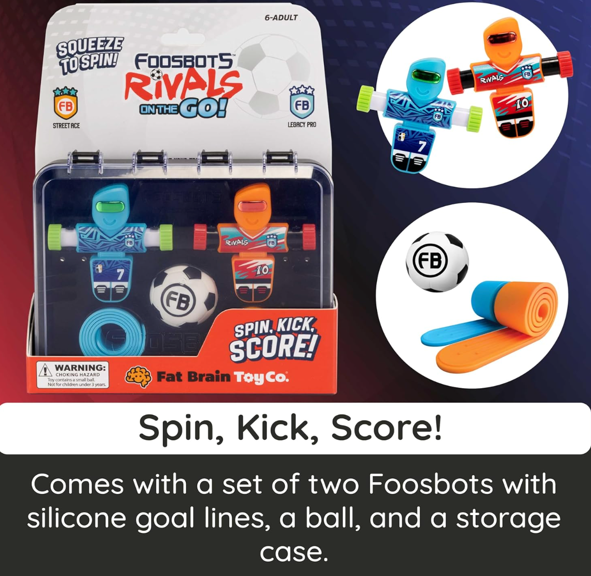 Foosbots on the Go! 2 pack - Rivals Edition