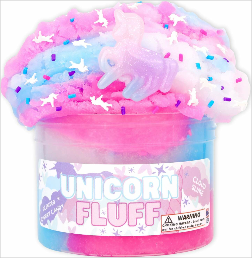 Unicorn Fluff Slime