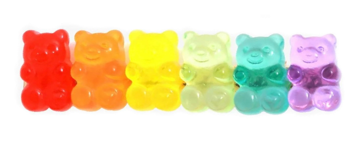 Gummy Bear Hair Clips