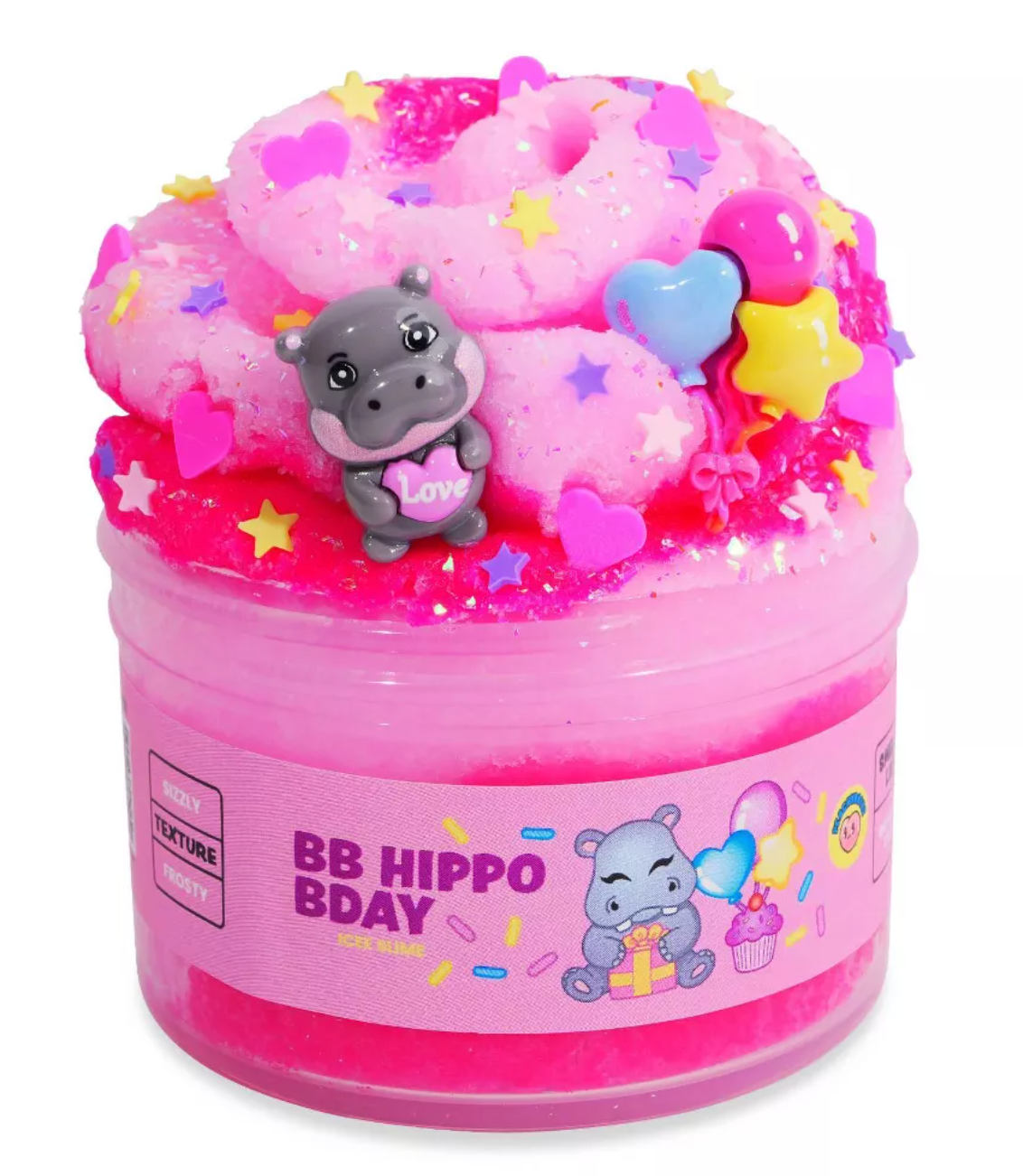 Peachybbies BB Hippo Bday Slime