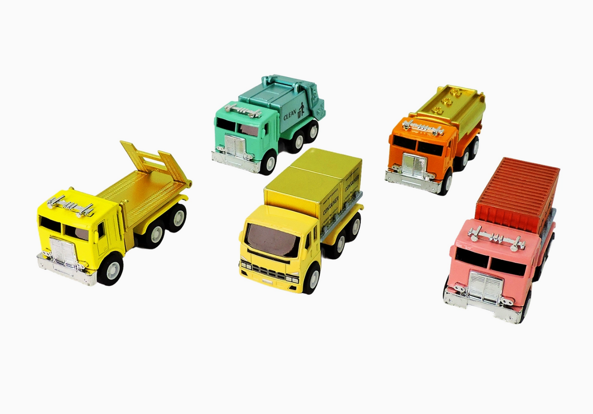 Large Metallic Truck in Container Box