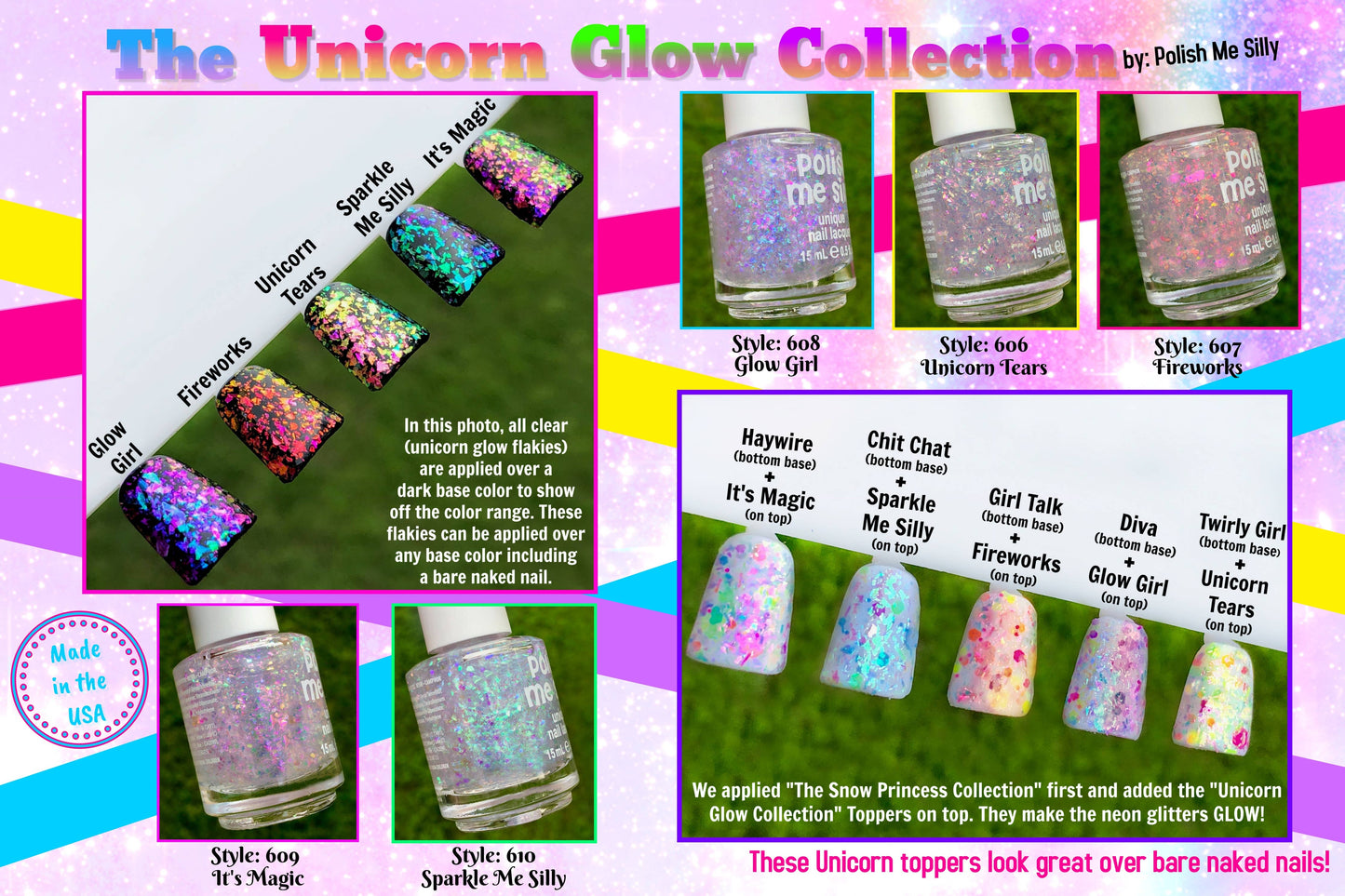 Sparkle Me Silly - Unicorn Glow Nail Polish