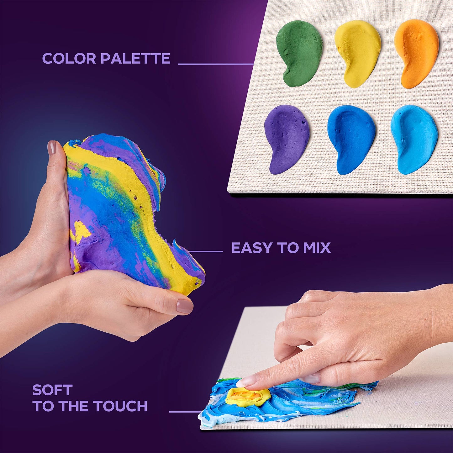 OKTO Sensory Art 3D Painting - Starry Night
