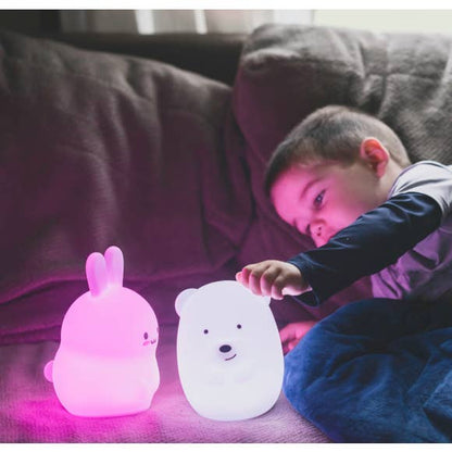 Lumipets LED Bear Night Light with Remote