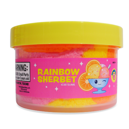 Peachybbies Rainbow Sherbert Slime
