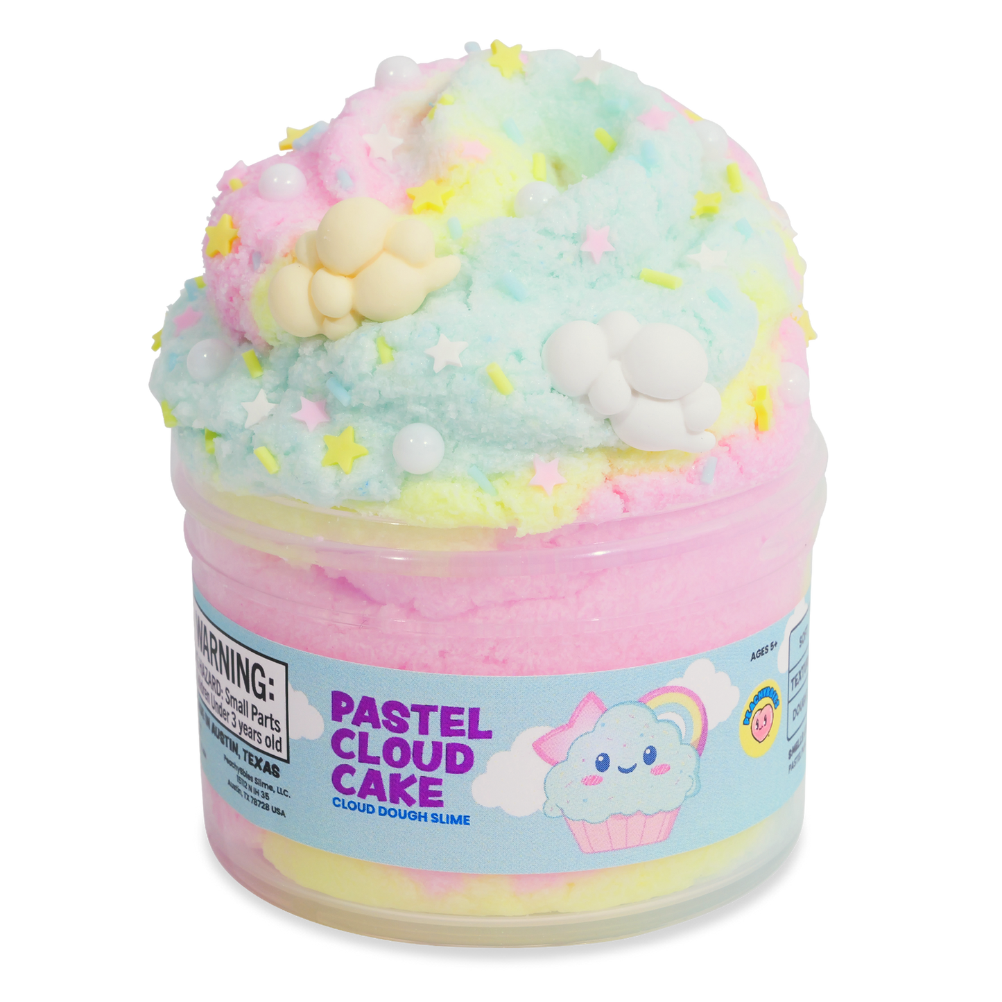 Peachybbies Pastel Cloud Cake Slime
