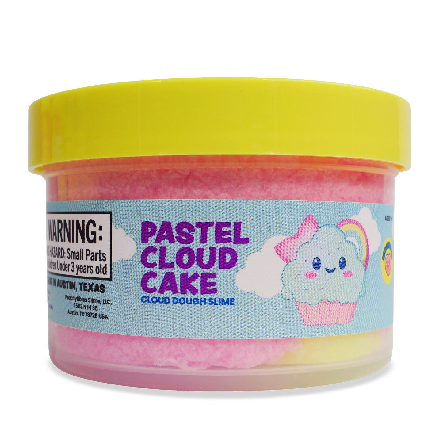 Peachybbies Pastel Cloud Cake Slime