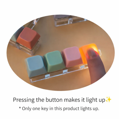 Pastel LED Tetris Clicker Keyboard