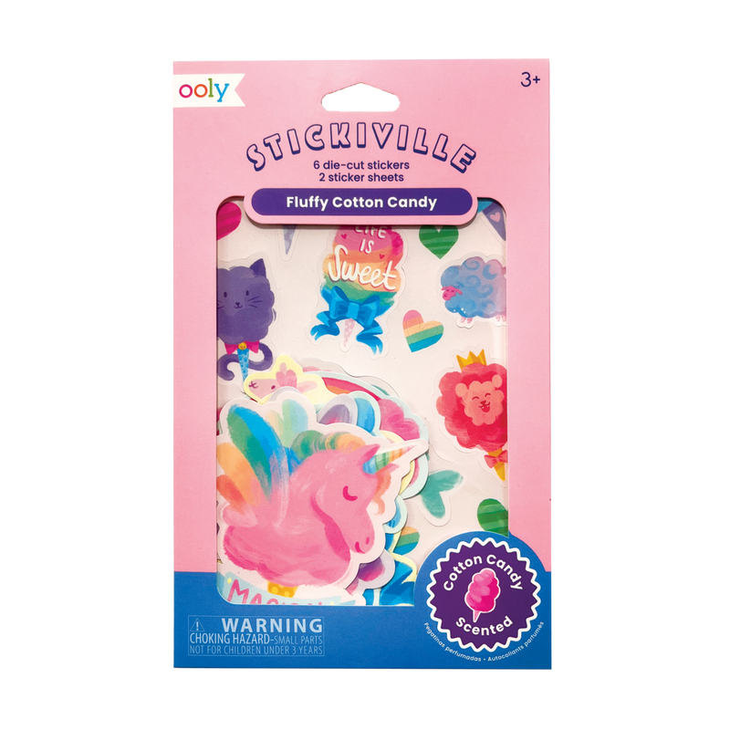 Stickiville Scented Stickers Fluffy Cotton Candy