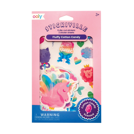 Stickiville Scented Stickers Fluffy Cotton Candy