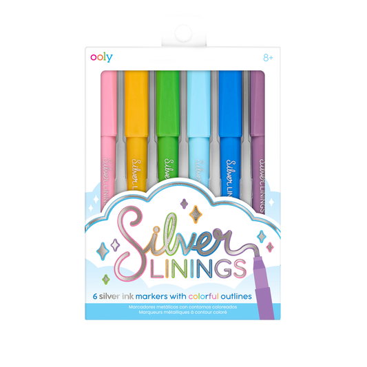 Silver Linings Colorful Outline Markers