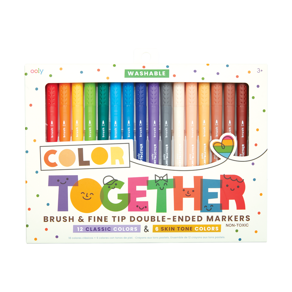 Color Together Brush & Fine Tip Double-Ended Markers
