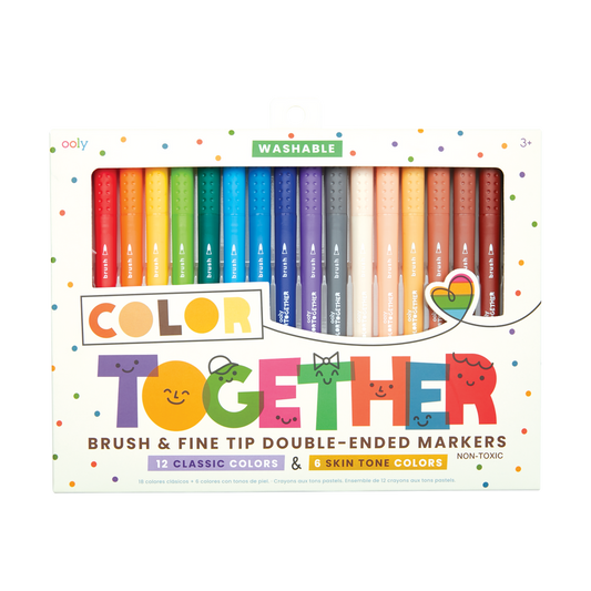 Color Together Brush & Fine Tip Double-Ended Markers
