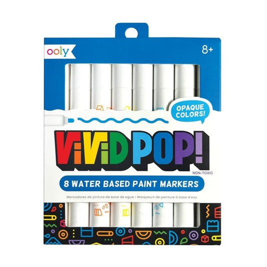 Vivid Pop Opaque Water-Based Paint Markers Classic
