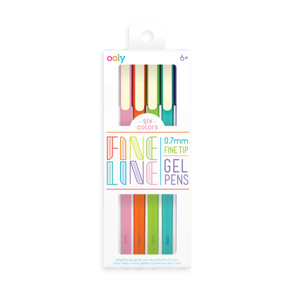 Fine Line Fine Tip Gel Pens