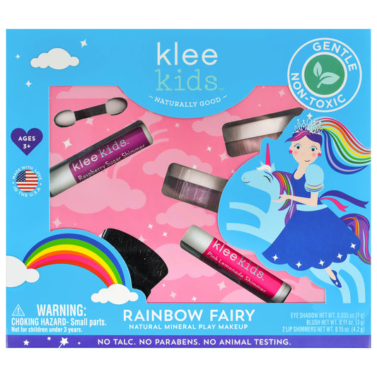 Rainbow Fairy Klee Kids Natural Mineral Play Makeup Kit