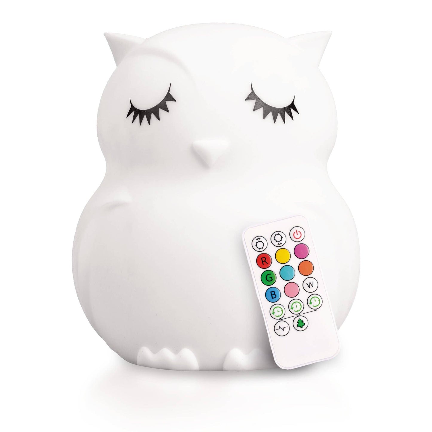 Lumipets LED Owl Night Light w/ Remote