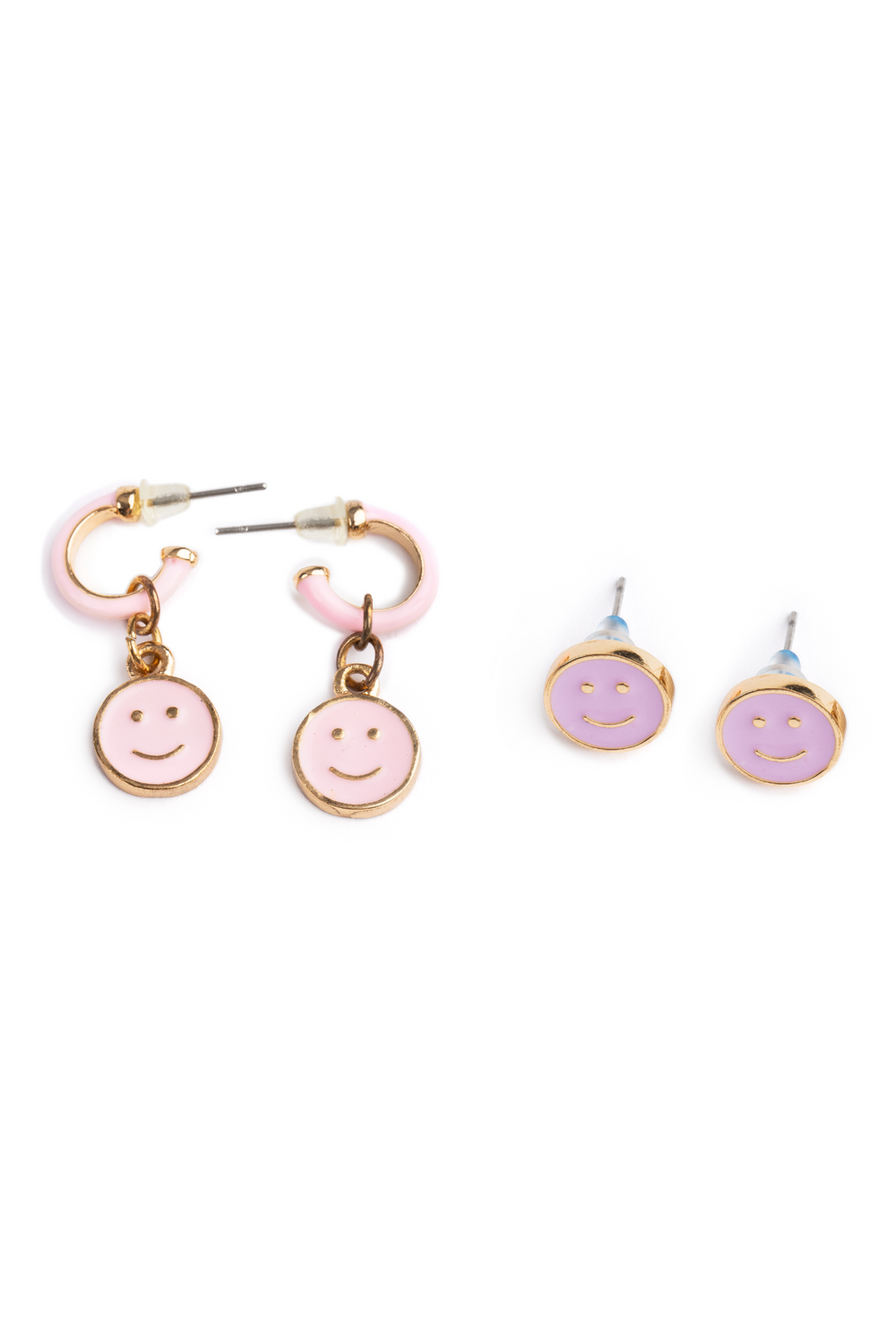 Boutique Chic All Smiles Earrings 2 Pairs