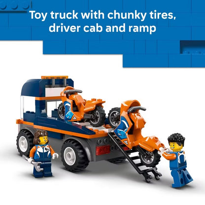LEGO City Motorcycle Transporter