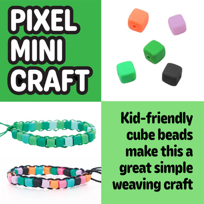 Woven Cube Bracelets Mini Kit - Craft for kids
