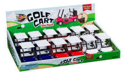 Diecast Rollin' Pull-Back Golf Cart