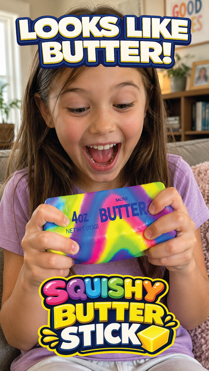 Fun Doh Rainbow Butter Slow Rise Squishy Toy - 12/Display