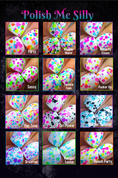 Splitter Splatter - Polka Dot Nail Polish