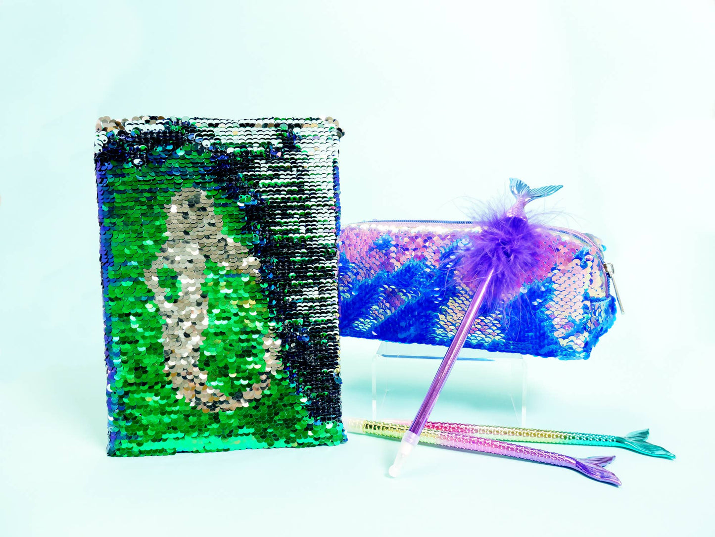 Feather Boa Mermaid Tail Pen
