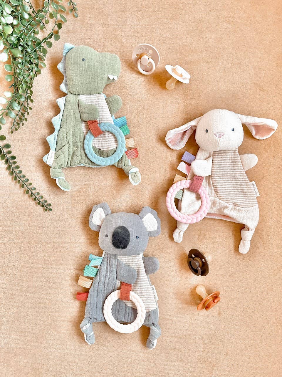 Bitzy Crinkle Sensory Toy with Teether - Koala