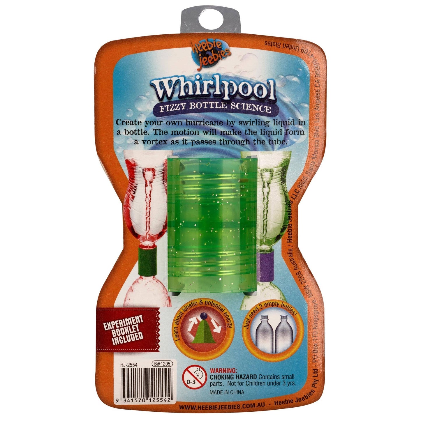 Whirlpool Fizzy Bottle in Scientific Beaker