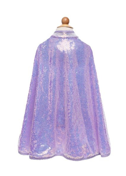 Lilac Sequins Cape