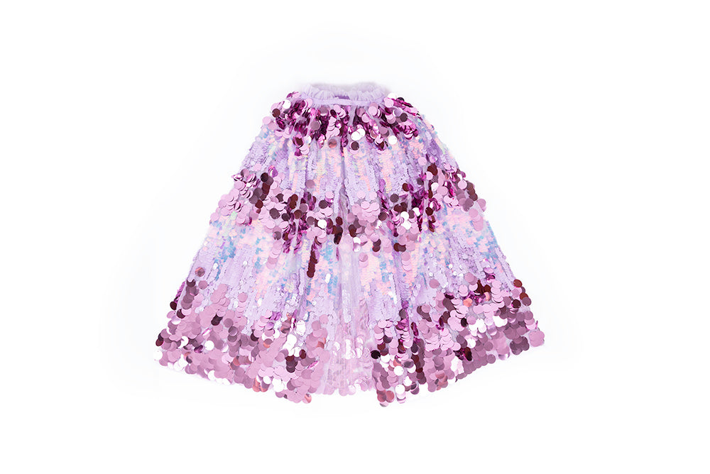 The 5th Avenue Purple Pailette Cape