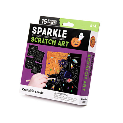 Sparkle Scratch Art - Spider