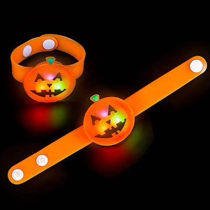 Pumpkin Light & Glow Up Snap Bracelet