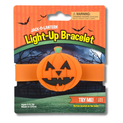 Pumpkin Light & Glow Up Snap Bracelet