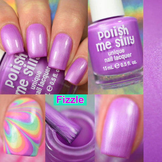 Fizzle - Bright Lights Purple Nail Polish