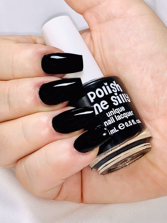 Blackout - Solid Black Nail Polish