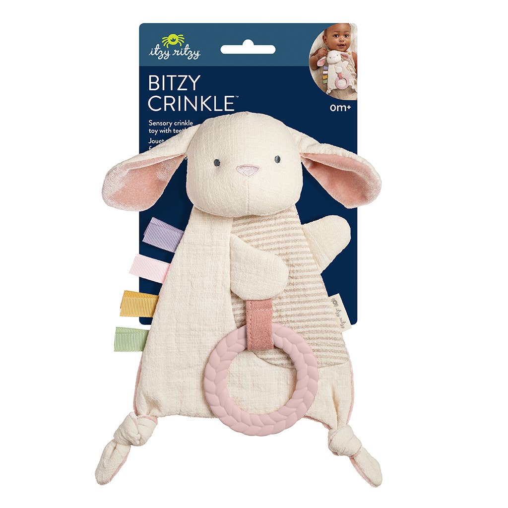 Bitzy Crinkle Sensory Toy with Teether - Koala